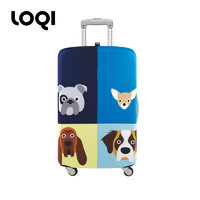 LOQI 卡通行李箱套 宠物狗