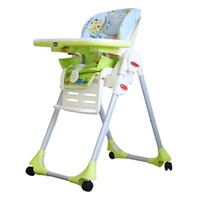 chicco 智高 CHIC07079074660170 可折叠可调档带餐盘可组合有安全带餐椅 绿色