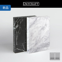 Daycraft 德格夫 金木石系列 大理石纹A6笔记本 雪花云白石