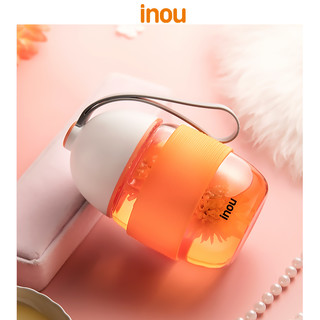 inou 净水双层玻璃杯 高款 300ml