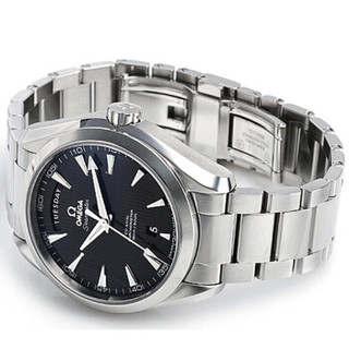 OMEGA 欧米茄 Seamaster 海马系列 Aqua Terra 231.10.42.22.01.001 男士机械腕表 41.5mm 黑色 银色 精钢