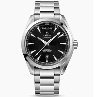 OMEGA 欧米茄 Seamaster 海马系列 Aqua Terra 231.10.42.22.01.001 男士机械腕表 41.5mm 黑色 银色 精钢