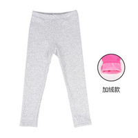 Pencil Club 铅笔俱乐部 儿童加绒加厚长裤 花灰 110cm(110)