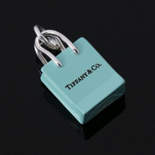 Tiffany & Co 蒂芙尼 25161211 925银mini蓝色礼品袋 吊坠 