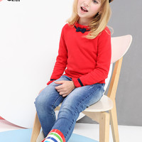 PEPCO 小猪班纳 女童加绒套头毛衣