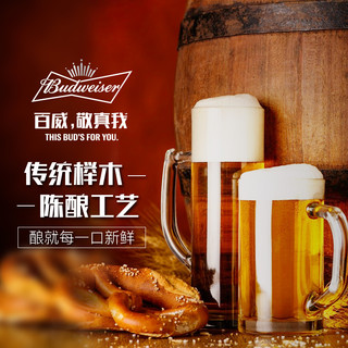 Budweiser 百威 啤酒 经典醇正500ml*18听4箱+金尊500ml*12瓶组合装