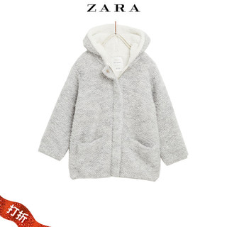 ZARA 01869700809 女童抓绒大衣外套