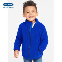 OLD NAVY 男童仿羊羔绒半高领拉链夹克