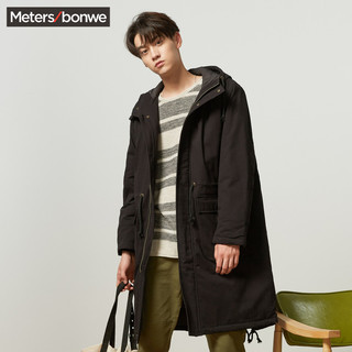 Meters bonwe 美特斯邦威 231391 男士中长款棉服