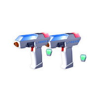 欢乐加LaserX系列一体电动儿童玩具枪-迷你双支装