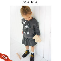 ZARA 女幼童米奇印花卫衣