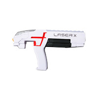 欢乐加LaserX系列男孩声光仿真吃鸡儿童玩具枪-攻防战双支装