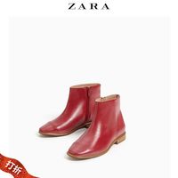 ZARA 女童拼接鞋头短靴