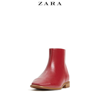 ZARA 女童拼接鞋头短靴