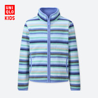 UNIQLO 优衣库 女童印花摇粒绒拉链茄克