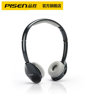 PISEN 品胜 LH100 无线蓝牙耳机 (通用、头戴式、珍珠黑)