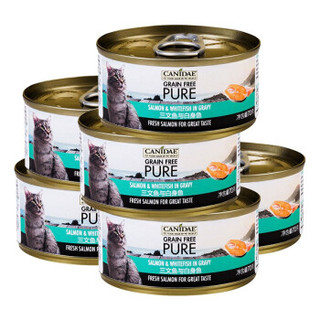CANIDAE 卡比 猫用主食罐 三文鱼+白身鱼 70g