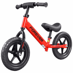 FOREVER 永久 FX68 儿童入门款自行车 高碳钢 发泡轮 红色 12寸