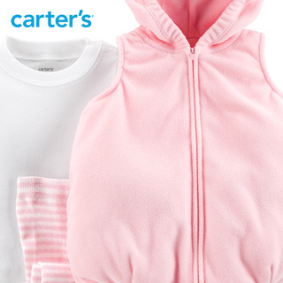 Carter's 女宝宝连体衣连裤袜T恤三件套