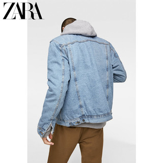 ZARA 05575390406 男士绒毛内衬牛仔外套  