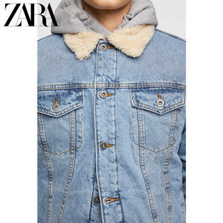 ZARA 05575390406 男士绒毛内衬牛仔外套  