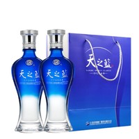 YANGHE 洋河 天之蓝 蓝色经典 42%vol 浓香型白酒 375ml*2瓶 双支装