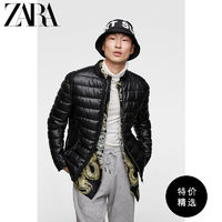 ZARA 00706521800 男士仿皮棉服 