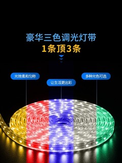 雷士照明 nvc-lighting 雷士照明 led灯带 220v灯条 单色款