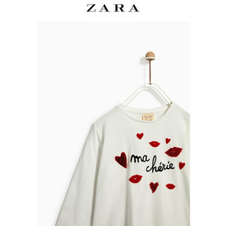 ZARA 01165705712 女童巴黎图案T恤