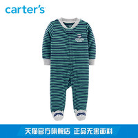 Carter's 115G557 长袖包脚连体衣