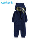 Carters 118I728 婴儿仿羊羔绒连帽连体衣