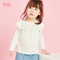 maxwin 马威 181343305 女小童长袖T恤