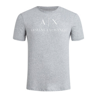 ARMANI EXCHANGE 阿玛尼 8NZTCJ-Z8H4Z GREY-3929 男士短袖针织T恤衫