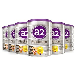 a2 艾尔 奶粉紫白金版幼儿配方奶粉含天然A2蛋白质3段(1-4岁) 3段900g*6罐