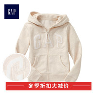Gap 盖璞 360996 女童加绒连帽卫衣
