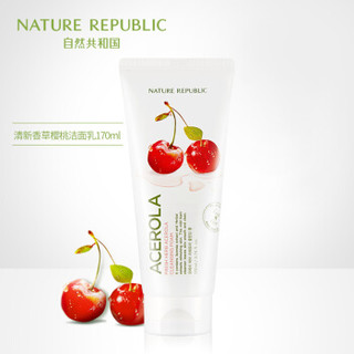 NATURE REPUBLIC 自然共和国 清新香草樱桃洁面乳 170ml