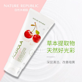 NATURE REPUBLIC 自然共和国 清新香草樱桃洁面乳 170ml