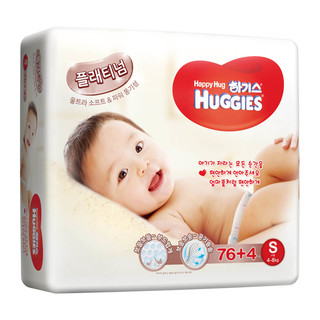 HUGGIES 好奇 铂金装系列 纸尿裤 S76+4片