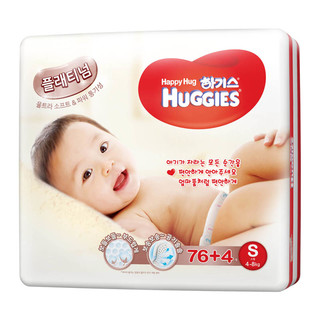 HUGGIES 好奇 铂金装系列 纸尿裤 S76+4片