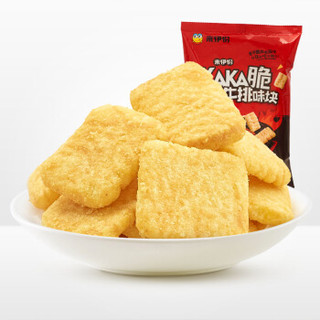 来伊份 KAKA脆 烧烤牛排味块 95g