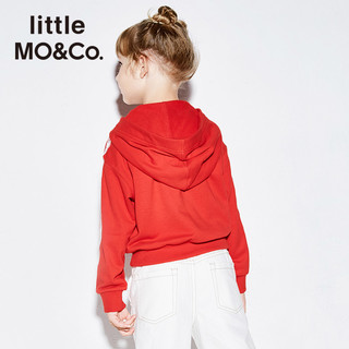 Little MO&CO. 儿童logo字母长袖连帽卫衣