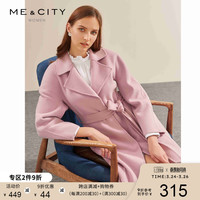 ME&CITY 女士双面羊毛大衣