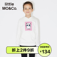 little MO&Co. 儿童卡通小熊纯棉连帽卫衣