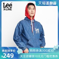 Lee 李  X-LINE L346102HG8TG 男士牛仔卫衣