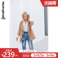 stradivarius  01809188450 女士中长款风衣