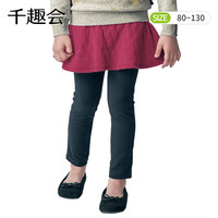 SENSHUKAI 千趣会 E34159 女童松紧短裙裤