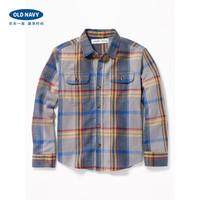 Old Navy 老海军 287962 男童法兰绒长袖衬衣