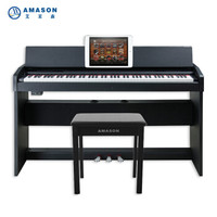 AMASON 艾茉森 F1 88键重锤智能电钢琴 黑色