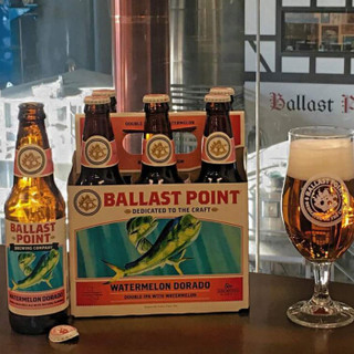 Ballast point 巴乐丝平 岬角系列 西瓜剑鱼 双料IPA 精酿啤酒 355ml