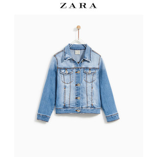 ZARA 04433609406 女童浅色牛仔外套 